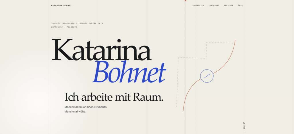 Screenshot der Website katarinabohnet.de